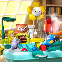 Faire semblant de jouer au jeu éclairage cuisine musicale électrique manuel Table lavabo jouet