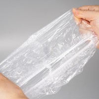 Bonnets de douche jetables imperméables transparents pour les voyages, l'hôtellerie, bonnets de douche en plastique jetables à prix avantageux