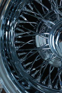 Jantes de luxe en alliage forgé chromé argenté 13/14x7, design classique multi-rayons 5x114.3/5x120 - Product Image 5