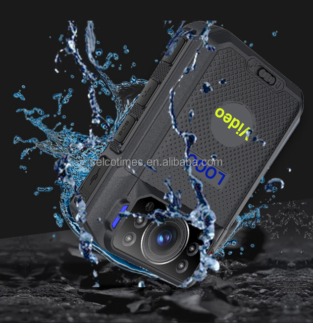 4K HD H.265 Compression Body Camera IR Night Vision IP68 Waterproof Wearable Video Recorder