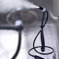Brosse de nettoyage à la vapeur pour machine à café, plastique noir