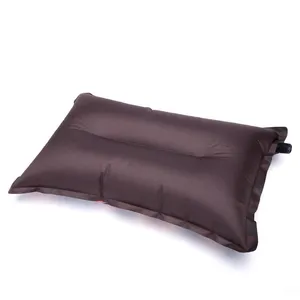 2024 Custom outdoor self-inflating camping Rectangle pillow inflatable air pillow wholesale travel PVC inflatable pillow