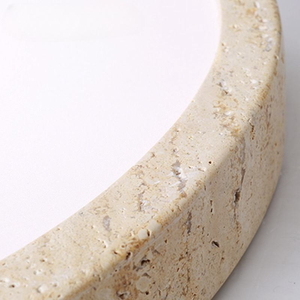 Lámparas de Techo <span class=keywords><strong>LED</strong></span> de Piedra Amarilla para Pasillo, Sala de Estar, Estilo Nórdico Moderno Wabi Sabi, Lámpara de Techo de Travertino Amarillo Natural - Product Image 6