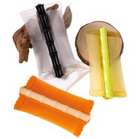 Peigne démêlant en plastique imitation bambou, best-seller en ligne, ultra-dense à dents fines, anti-pelliculaire, grattoir pour cuir chevelu, carte en papier transparente
