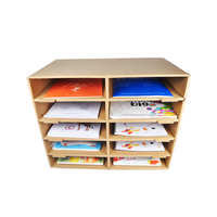 Boîte de rangement pour livres et dossiers en carton rigide recyclable pour bureau, avec laminage mat et gaufrage, pour usage scolaire