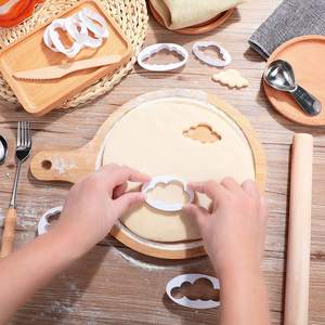 Moule à biscuits 3D en forme de <span class=keywords><strong>nuage</strong></span>, outils de décoration, art sucre, Fondant pelucheux, 1 à 5 pièces - Product Image 6