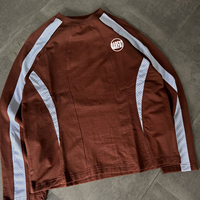 T-shirt à manches longues personnalisé pour homme, style Hip Hop, col rond oversize, coupe ample streetwear, avec construction épaule raglan