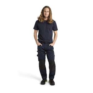 BLAKLADER - 155618608699D108 Pantalon sans poches à clous Marine foncé/Noir-PANTALON DE TRAVAIL EAN 7330509764657 PANTALON DE TRAVAIL CARGO - Product Image 3