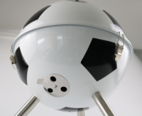 Haute Qualité Football Football Conception Charbon De Bois Barbecue Grill Ensemble Intérieur Rond Mini12 Pouces En Acier Inoxydable Pliant AGA