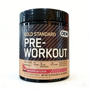 Poudre pré-entraînement OEM Gold Standard 30 portions saveur pastèque Créatine monohydrate Bêta-alanine Soutien énergétique - Product Image 1