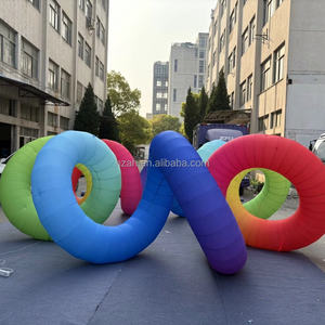 Guirnalda Inflable Gigante y Colorida, Hermoso Modelo de Anillo de Flores Inflable para Decoración de Eventos y Fiestas - Product Image 5