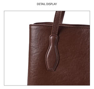 กระเป๋าถือสะพายไหล่หนังแท้สำหรับผู้หญิงปี 2026 กระเป๋าโท้ทแฟชั่นลำลองหนังวัวแท้ ความจุขนาดใหญ่ - Product Image 5