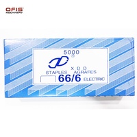Mini agrafeuse électrique 66/6 agrafes 106-105 spéciale pour couches épaisses, alimentation manuelle, en métal et plastique, logo imprimé