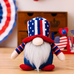 Jour de l'indépendance Gnomes elfe poupée 4 <span class=keywords><strong>juillet</strong></span> décorations pour la maison Natal arbre de noël décoration Navidad cadeau bonne année - Product Image 1