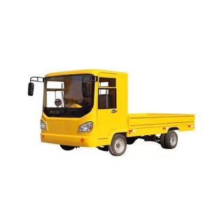 Electric Industrial Flatbed Cart with Half Canopy Semi-enclosed Electric Flatbed Cart - Product Image 3