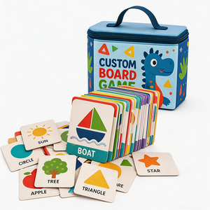 Custom Memory Matching Kids Board Game Factory Educational Learning Flash <b>Card</b> Cognitive <b>Card</b> Preschool Parent Child Interaction - Product Image 1