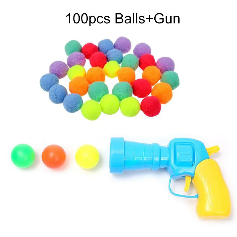 Pistolet à balles 100 pièces, coloré