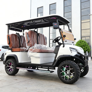 Voiture de golf électrique 2/4 places, directement de l'usine |   Voiture électrique de quartier à basse vitesse, type buggy de golf, à vendre - Product Image 4