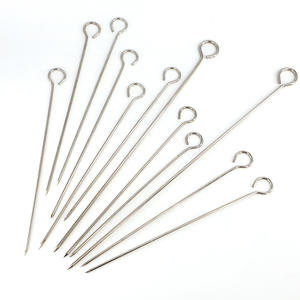 Pincho reutilizable <span class=keywords><strong>de</strong></span> acero inoxidable, palitos <span class=keywords><strong>de</strong></span> barbacoa <span class=keywords><strong>de</strong></span> Metal <span class=keywords><strong>de</strong></span> alta calidad, juegos <span class=keywords><strong>de</strong></span> Kabob para asar carne, <span class=keywords><strong>pollo</strong></span>, <span class=keywords><strong>verduras</strong></span> - Product Image 3