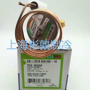 หัวควบคุมวาล์วขยาย Emerson รุ่น XB-1019NW100-1B ใช้กับน้ำยา R407C สำหรับเครื่องปรับอากาศ - Product Image 5