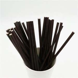 Pajitas de Papel Kraft de Alta Calidad para Decoración, Rollos de Pajitas Blancas Lisas de 6MM*197MM - Product Image 1