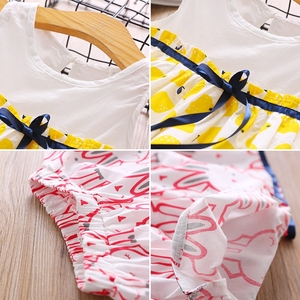 Conjunto de Ropa Infantil de Camiseta y Pantimedias con Logotipo Personalizado de Princesa de Hadas, Ropa para Niños Barata al por Mayor - Product Image 3
