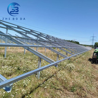 Système solaire au sol en gros direct d'usine facile à installer système de support photovoltaïque au sol Structure de fondation au sol