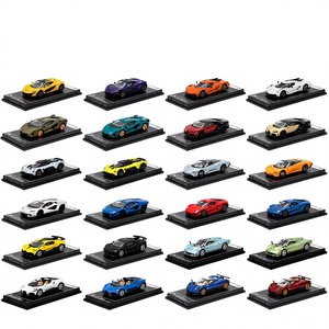 Postercars - Modelo de Coche Metálico a Escala 1:64, Juguete de Carreras de Superdeportivos, Pieza Coleccionable Deslizante para Exhibición - Product Image 1