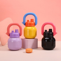 Nouvelle Tasse Isotherme Portable pour Enfants, Grande Capacité, Motif Dessin Animé, en Acier Inoxydable 316, Double Boisson, pour l'Extérieur