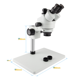 Microscopio estereoscópico Hd para reparación de teléfonos móviles, lupa <span class=keywords><strong>Trinocular</strong></span> estéreo con Zoom, suministro de fábrica, 7-45x OEM - Product Image 3