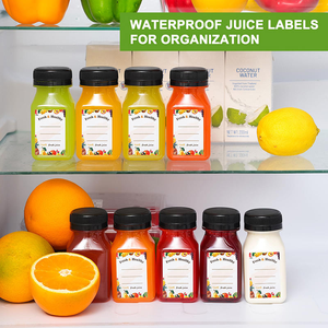 Vente en gros de bouteilles en plastique PET transparentes de 60 ml (2 oz) avec bouchon, mini format pour shots de gingembre, potions, jus, échantillons - Product Image 5