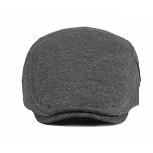 หมวกเบเร่ต์สำหรับผู้ชายและผู้หญิงหมวกเบเร่ต์หมวกสไตล์เกาหลีย้อนยุคอังกฤษเรียบง่าย - Product Image 2