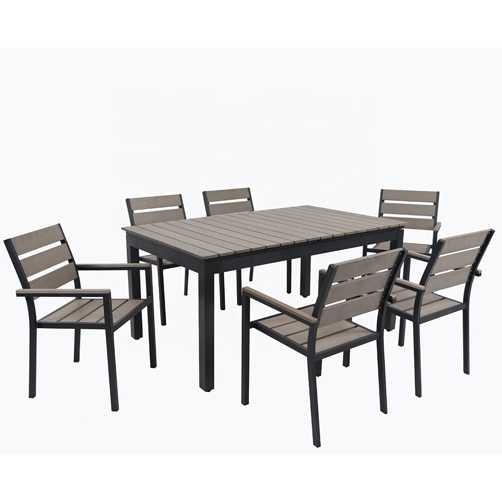 Zhejiang Produit Qualité Assurée Pliant Extensible Table À Manger En Bois avec Des Chaises 6 Places