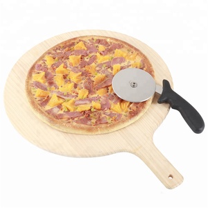 Hot Sale Pizza Tool Veilige Opslag Scherpe Rvs Slicer Soft-Touch Handvat Pizza Cutter Wheel