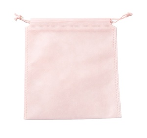 Sac à cordon en non-tissé thermosoudé, imprimé sur mesure, portable, pour cadeaux, voyages et rangement - Product Image 1