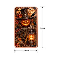 Barre de cuivre 1oz 999 pour artisanat métallique, lanterne commémorative Halloween Ghost Bride, citrouille, objet de collection, souvenir, cadeau, vente en gros