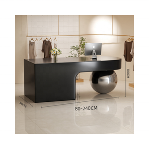 Lilai Caissier-02 Magasin de détail et dépanneur Cash Checkout Table Caissier Supermarché <span class=keywords><strong>Comptoir</strong></span> <span class=keywords><strong>Vitrine</strong></span> avec Tailles Personnalisées - Product Image 5