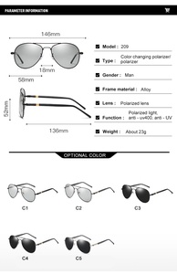 Nouvelles Lunettes de Soleil Sportives Polarisées pour Hommes 2023 – Conduite, Pêche, Vision Nocturne, Monture Métallique, Protection UV, Logo - Product Image 3