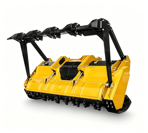 Broyeur forestier pour <span class=keywords><strong>tracteur</strong></span>, attache 3 points, broyeur à tambour monté pour le défrichement et la coupe de broussailles - Product Image 1