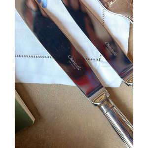 Juego de Cubiertos Christofle Albi Design para 12 Personas, Colección de Vajilla de Aleación de Plata con Envío Manual - Product Image 1