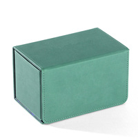 Boîte de rangement pour cartes de jeu en cuir PU, impression personnalisée, pour plus de 100 cartes, pour cartes de jeu de société, cartes à collectionner Dragon, YuGiOh, Shield Cover Deck Box