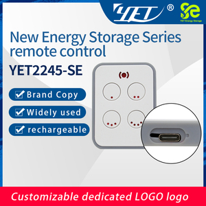 Transmisor inalámbrico recargable tipo C, control remoto de Frecuencia múltiple, 4 teclas, 2245 MHz, código duplicador, 433, - Product Image 6