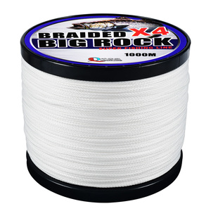 QIANXILANG Ligne de pêche tressée 4 brins blanche 500M/1000M, résistante, durable, en PE léger, haute qualité, pour thon, bar, truite, rivière - Product Image 6