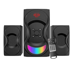 Haut-parleur multimédia 2.1 avec subwoofer, alimenté par USB, pour la maison, avec écran LED - Product Image 2