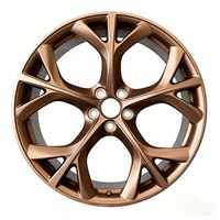 Jantes en alliage noires de remplacement pour voiture, 5 trous, Y000