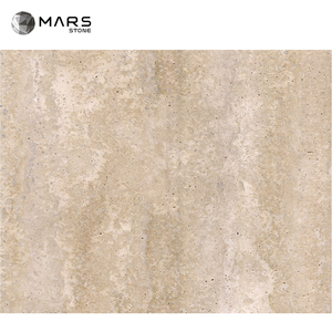 Thiết kế mới ánh sáng màu be travertine vật nuôi Bát đá cẩm thạch vật nuôi đôi bát Mèo dễ dàng làm sạch Top Dog Feeder tùy chỉnh Bird Feeder - Product Image 5