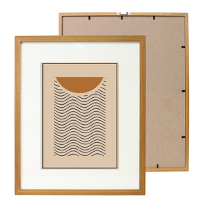 Großhandel Brown dünne Kante <span class=keywords><strong>Tek</strong></span> Massivholz Foto rahmen Rahmen Display Hersteller mit sauberem Acryl - Product Image 2