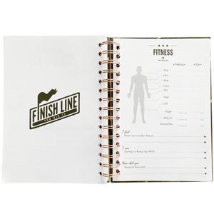 Benutzer definierte A5 Hardcover Spiral Planner Bestätigung Dankbarkeit Self-Care Journal Manifestation Gebet Bibel Notizbücher für Personal - Product Image 3