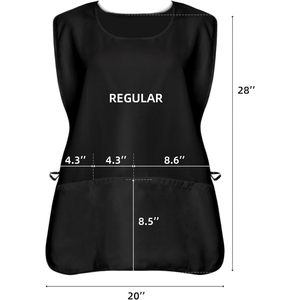 FOXA Unisex Apron With 3 Pockets Water Resistant <b>Smock</b> Vest For Cooking Kitchen <b>Garden</b> Cleaning Art - Product Image 2