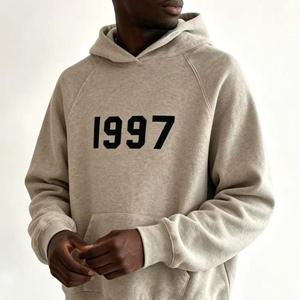 <b>Winter</b> Heavyweight Cotton <b>Man</b> Custom Pullover <b>Clothes</b> Flocking Sweatshirts Clothing Heavyweight Hoodies - Product Image 6